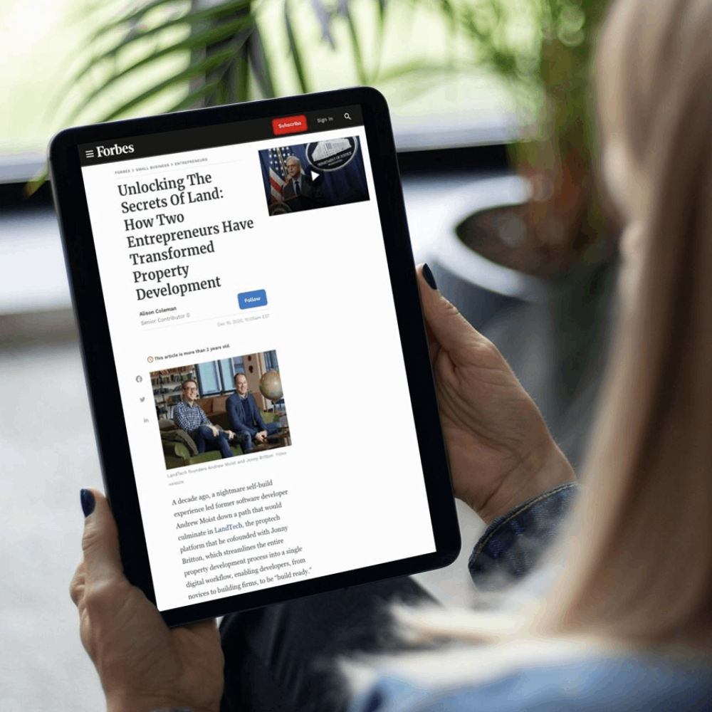 LandTech Forbes Mockup
