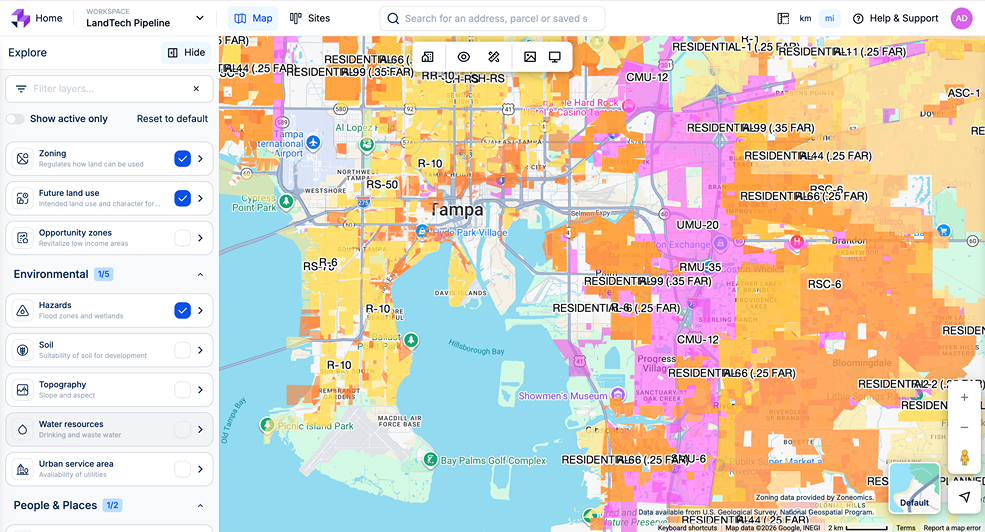Landtech LandTech | Land Acquisition & Site Sourcing Software
