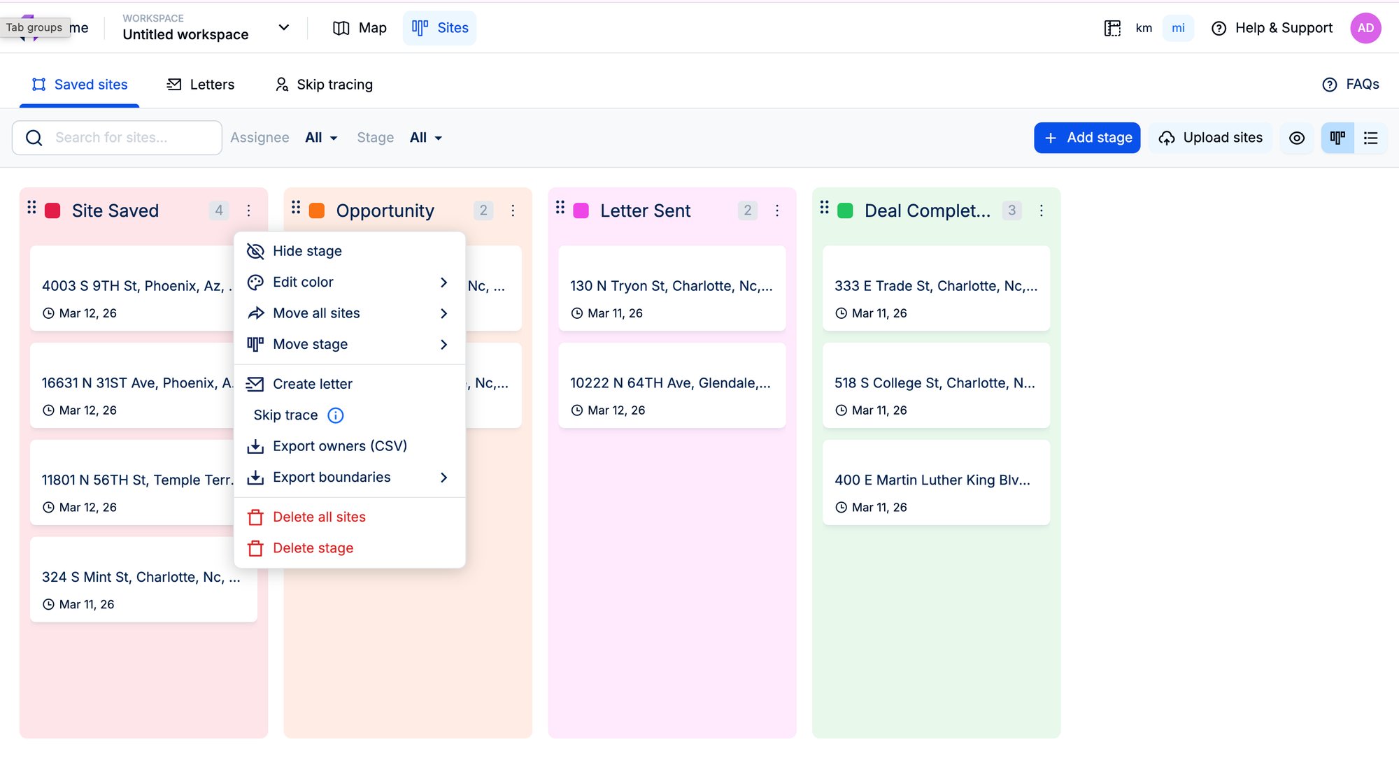 Benefit Focused Skip Tracing Feature