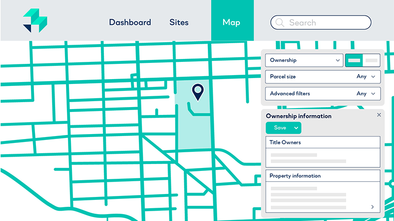LandInsight ownership information illustration